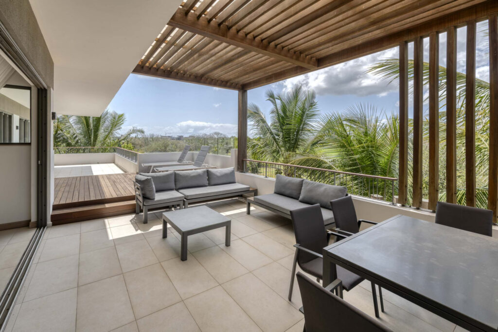 Penthouse vue golf Mont Choisy