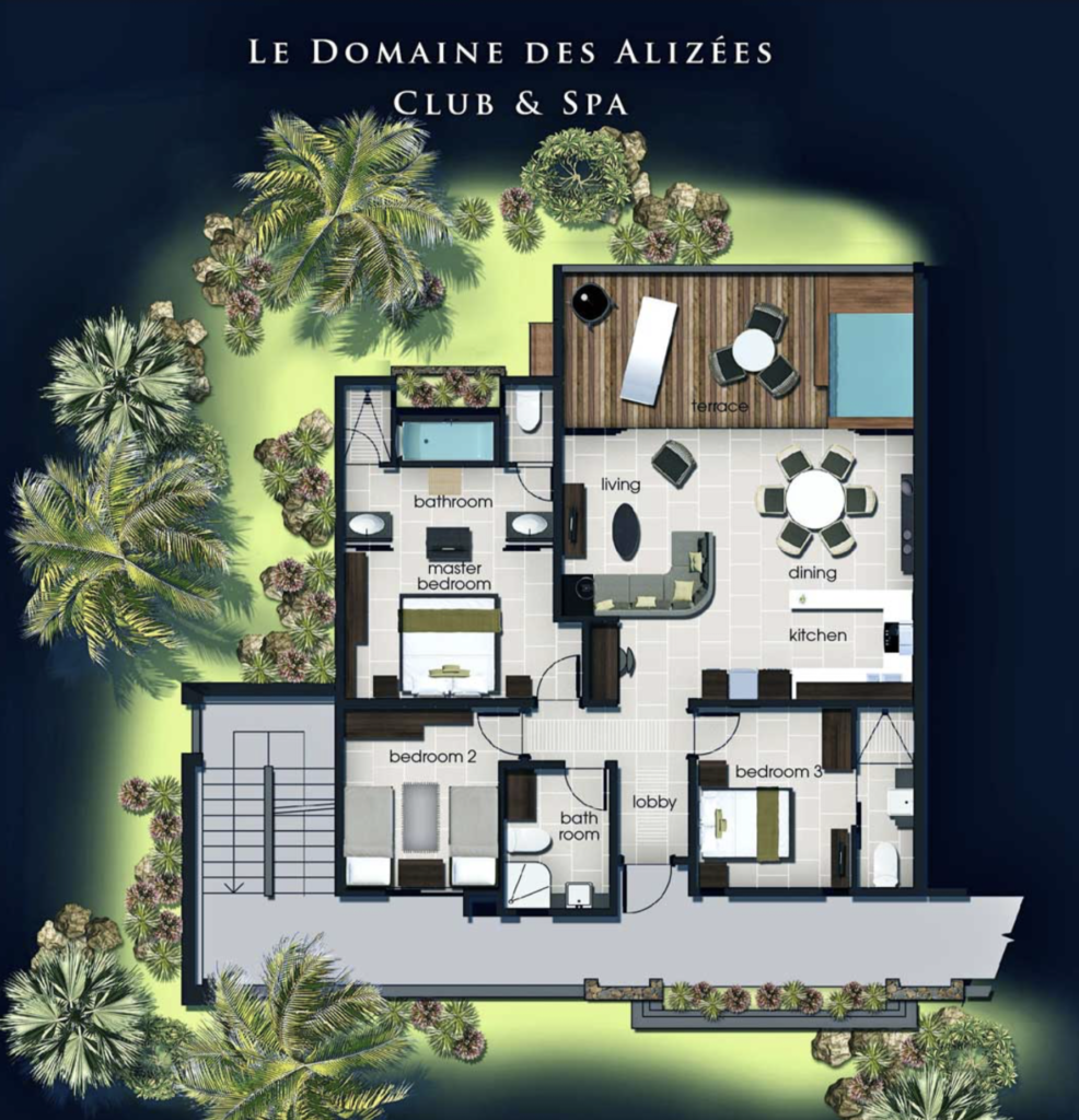 Dernier étage dans résidence tout confort