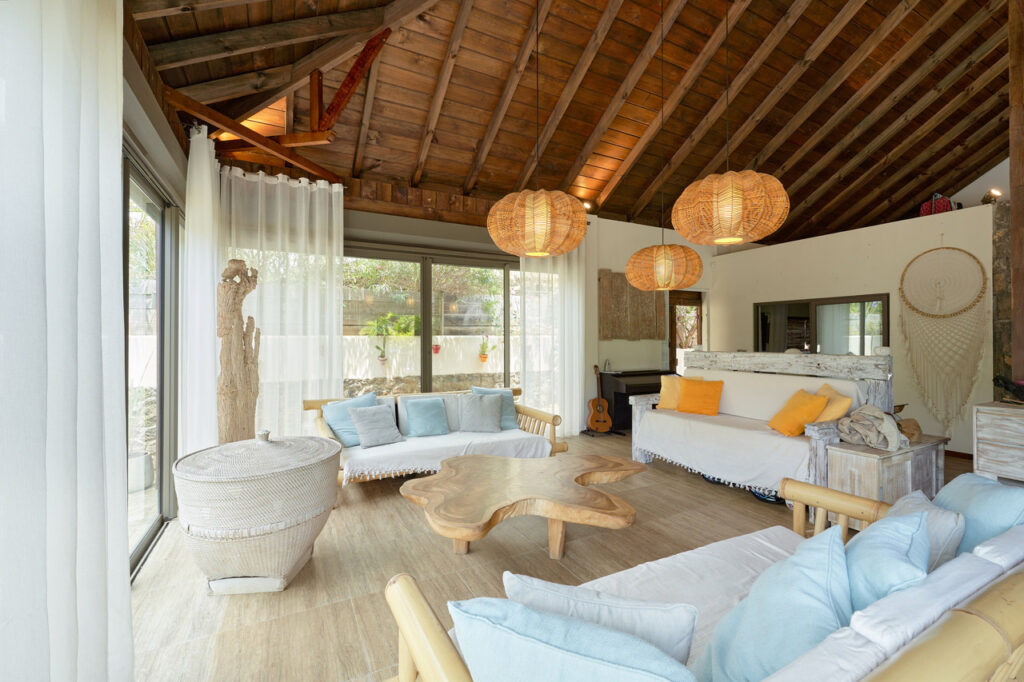 Villa atypique balinaise 4 chb à Pereybère